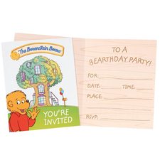 Berenstain Bears Invitations