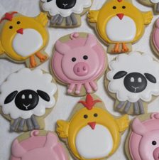 pig-shaped cookies
