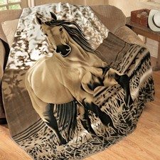 Horse Fleece Blanket