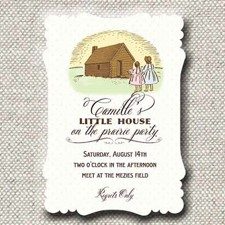 Little House on the Prairie Invitations