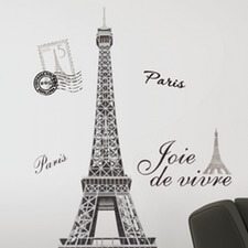 Eiffel Tower Wall Decal