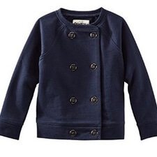 navy sweater with buttons