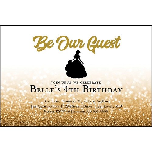 Beauty and The Beast invitations