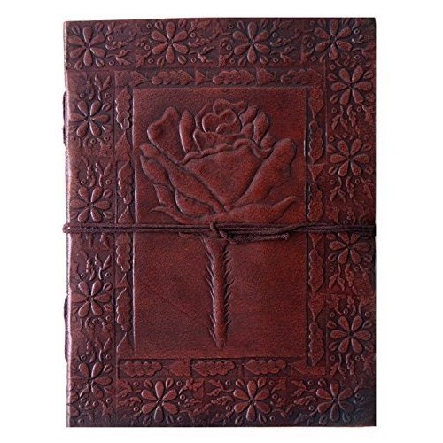 rose leather journal